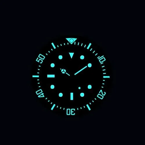 Vista 4 de Cronos reloj de buceo automático acero inoxidable zafiro cristal 3,280.8ft resistencia al agua profesional relojes buceador