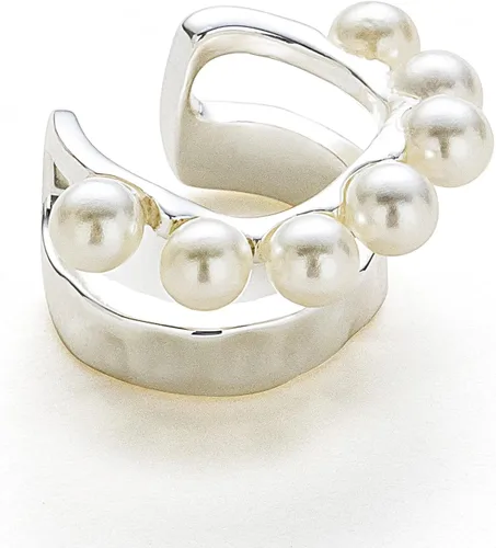 Vista 3 de C.Paravano Pendientes de oreja para mujer Aretes de oro Pendientes de plata de ley para mujer Puños de aretes para mujer sin perforar