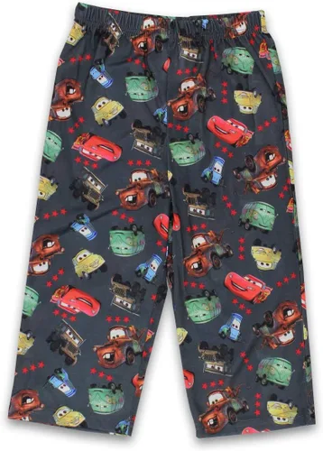 Vista 4 de Disney Cars - Conjunto de pijama de 2 piezas con pantalones de manga corta para niños pequeños