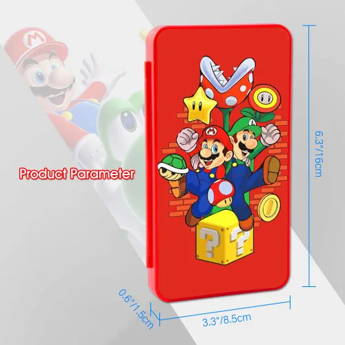 Vista 108 de PERFECTSIGHT Switch Game Case Compatible with Nintendo Switch Game Holder for Switch OLED/ Lite Game Card Case Cartridge with 24 Slots Game Card