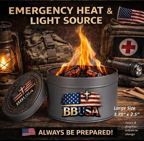 Vista 8 de Campfire in a Can - Made in USA - Portable Mini Fire Pit for Marshmallows & S’Mores - Hiking, Backpacking, Hunting, Fishing & Camping - Tactical