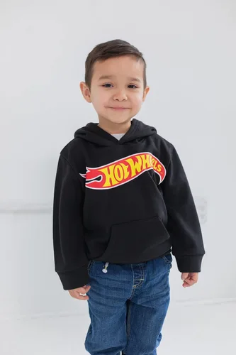 Vista 2 de Hot Wheels Sudadera con capucha de forro polar para niños pequeños a niños grandes (2T - 18-20)