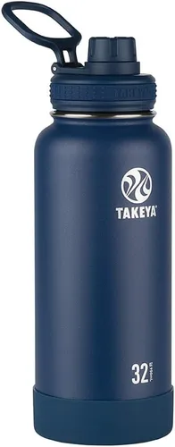 Vista 46 de Takeya Actives Botella de Agua con Tapa de Boquilla, Botella con Doble Aislamiento de Acero Inoxidable, Apta para Lavavajillas y Sin BPA, Botella