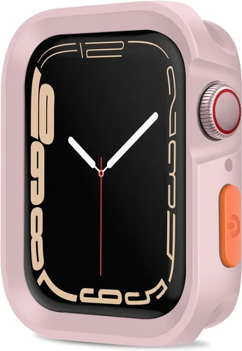 Vista 19 de Amizee Estuche Resistente Compatible con Apple Watch Series 9/8/7 41mm SE 3/2/1 Series 6/5/4 40mm, Funda Protectora de TPU Blanda a Prueba de Golpes