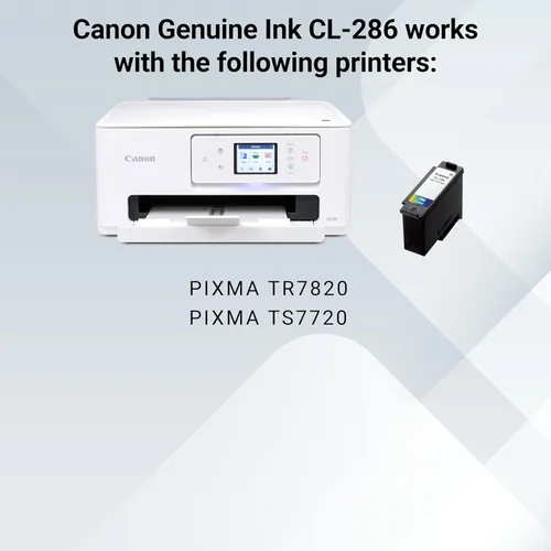 Vista 7 de Canon CL-286 Cartucho de tinta de color genuino, compatible con TR7820, TS7720/7722