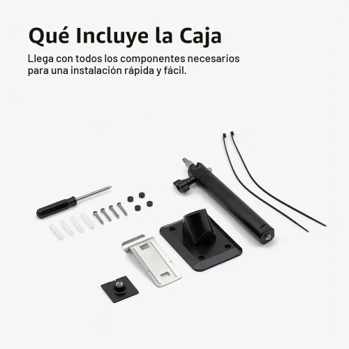 Vista 7 de Holicfun Soporte de pared universal para panel solar para Ring, Eufy, Arlo, Wyze, Reolink y más, brazo de montaje extendido, ajustable en múltiples