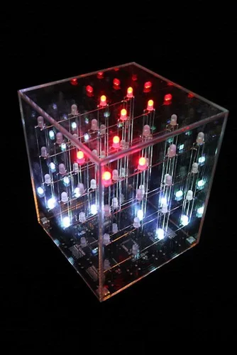 Vista 3 de 4 Cube, escultura de luz animada