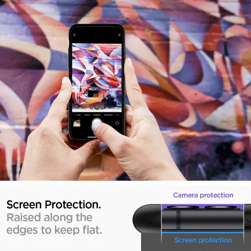 Vista 5 de Spigen Liquid Air - Funda diseñada para iPhone 11 (2019), color negro mate
