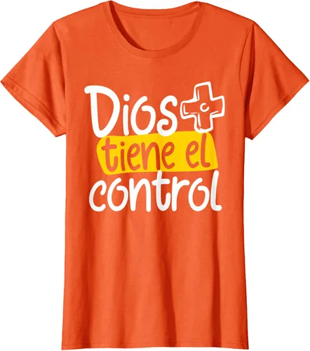 Vista 37 de Regalo Cristiano En Español Christian Spanish Dios Tiene Con Camiseta, Negro