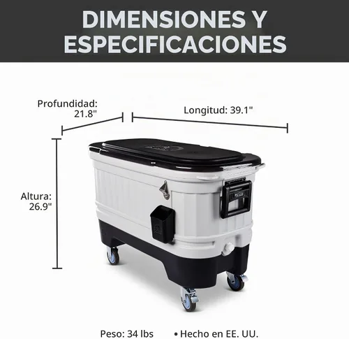 Vista 2 de Igloo Hard Cooler Polar & Party Bar Series Insulated Ice Chests