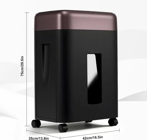 Vista 7 de Wingwise P-7 Trituradora de papel comercial profesional de alta seguridad