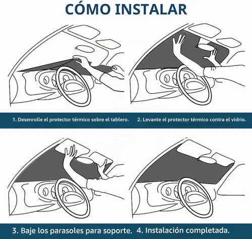 Vista 7 de Parasol de parabrisas con palmera de playa Hawaii tropical costa de verano amanecer, protector frontal plegable, visera solar para automóvil que