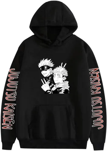 Vista 2 de Sudadera con capucha y manga larga, disfraz de anime japonés