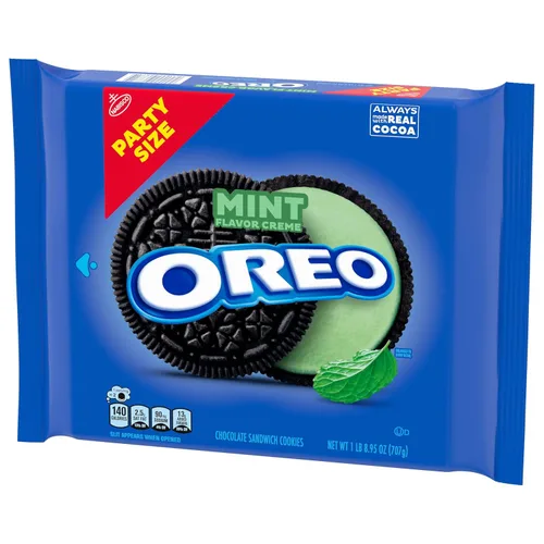 Vista 31 de OREO REESE'S Galletas sándwich de chocolate con crema de maní, 12.35 onzas (paquete de 2)