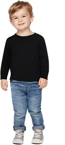 Vista 4 de Clementine Camisetas unisex de manga larga para bebés y niños, paquete de 2