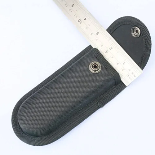Vista 3 de Funda de cinturón de nylon reforzada en caja dura 2pcs para cuchillo plegable negro