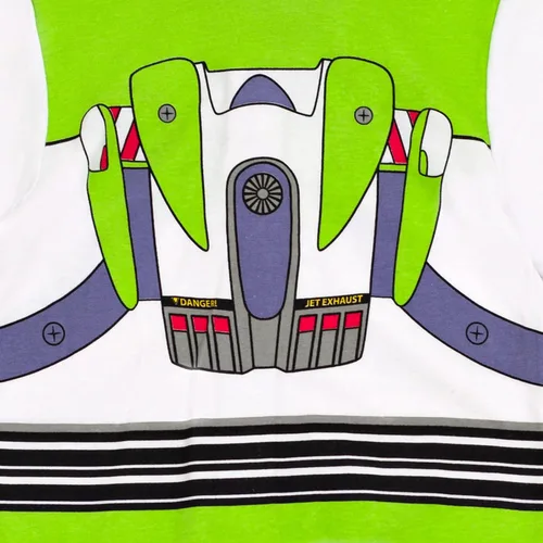 Vista 4 de Disney Pixar Toy Story Buzz Lightyear - Mameluco con cremallera para bebé