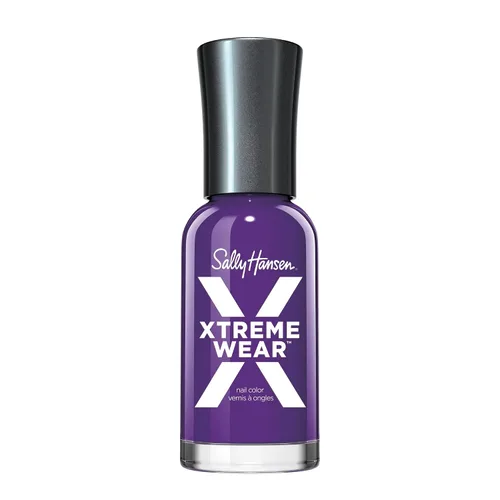 Vista 139 de Sally Hansen Xtreme Wear Esmalte de uñas sin rayas, acabado brillante, duradero, resistente a las astillas, transparente, color de uñas plateado 130