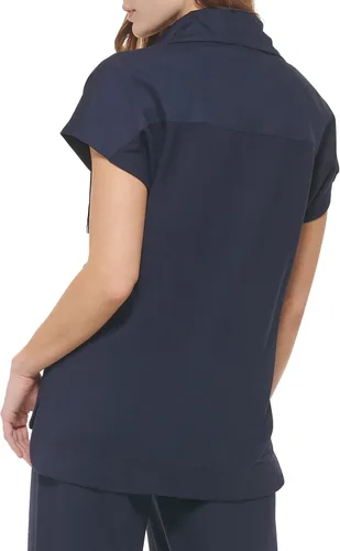 Vista 4 de Calvin Klein Pijama de rizo francés pequeño con cremallera para mujer
