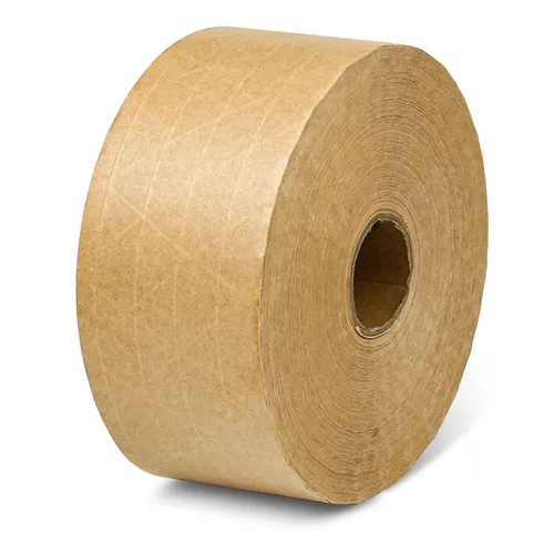 Vista 9 de Cinta reforzada de papel kraft activado por agua, paquete de 2, 2.75 pulgadas x 380 pies, longitud total de 760 pies, para embalaje y envío seguros