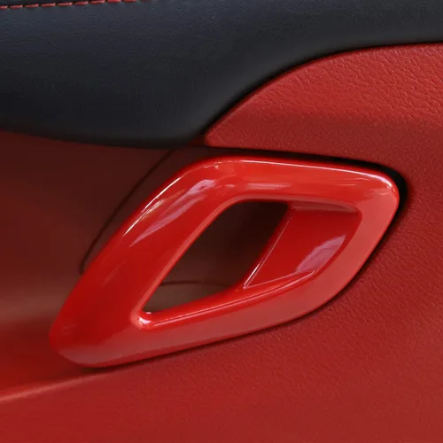 Vista 10 de Voodonala Para Dodge Challenger 2015-2023 - Cubierta interior de la manija de la puerta del auto, accesorios para Dodge Challenger 2015-2023