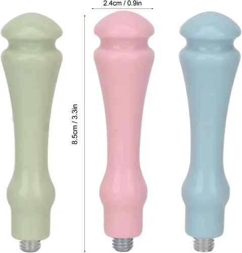 Vista 2 de Fdit 9 piezas de repuesto de sello de cera de cera, mango de sello de cera de sellado, mango de sello de cera de sellado de boda de madera