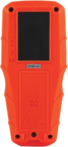 Vista 13 de Klein Tools Medidor de humedad ET140 sin pines para detección de humedad no destructiva en paneles de yeso, madera y mampostería; detecta hasta 3/4
