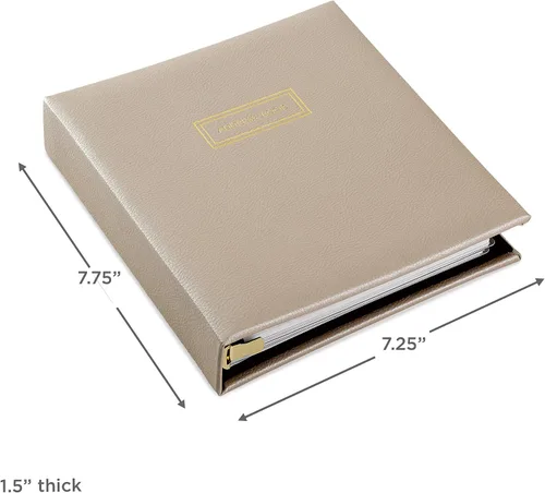 Vista 7 de Libreta de direcciones recargable Hallmark (Crema)