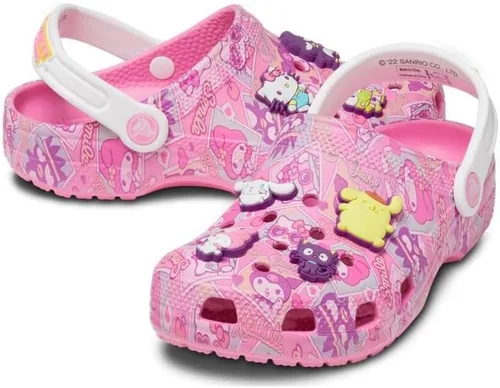 Vista 5 de Crocs Zuecos clásicos unisex para adultos de Hello Kitty