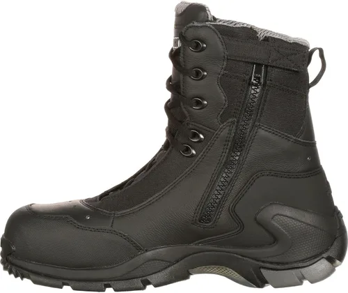 Vista 5 de ROCKY 1st Med - Bota de servicio público impermeable con puntera de fibra de carbono resistente a pinchazos y cremallera lateral