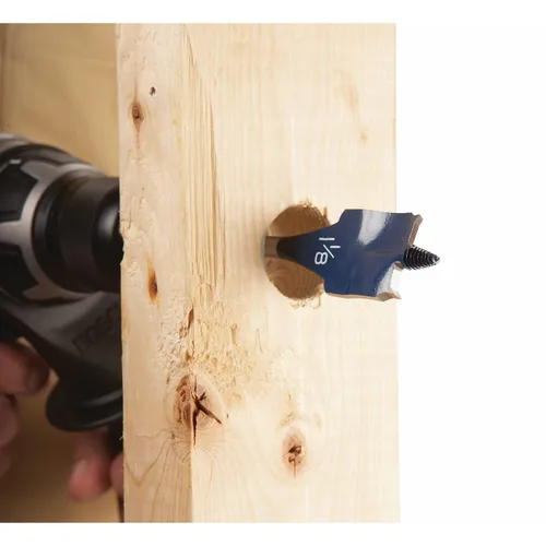 Vista 11 de BOSCH DSB5012 Juego surtido de 12 piezas de brocas de pala Daredevil, vástago hexagonal de 1/4 de pulgada, ideal para aplicaciones de perforación