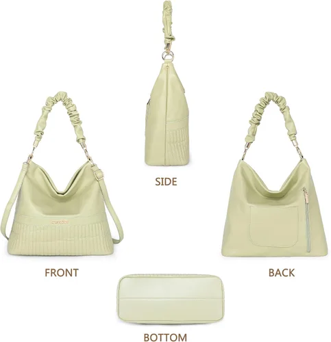 Vista 4 de Montana West Bolso de hombro oculto para mujer, bolso cruzado de moda