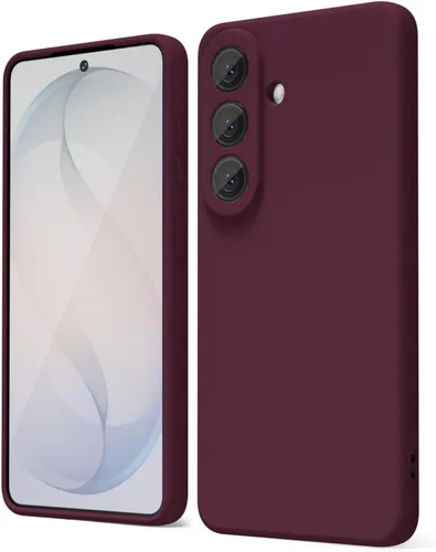 Vista 417 de oakxco Funda para teléfono Samsung Galaxy S8 de silicona líquida, delgada y fina de gel de goma suave TPU cubierta protectora simple llana