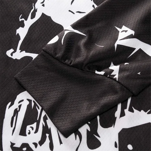 Vista 5 de JPOJPO Camiseta de ciclismo para hombre MTB Downhill Camiseta de manga larga para motocicleta transpirable S-4XL