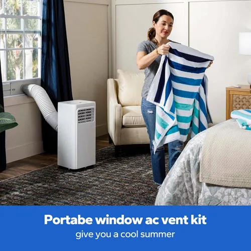 Vista 7 de Kit de ventilación portátil de ventana de CA con manguera