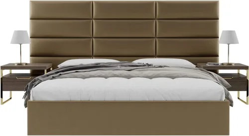Vista 87 de Vänt - Paneles tapizados de cabecera para montar en la pared, diseño Elizabeth, 120 x 46 pulgadas, configuración de 16 paneles individuales