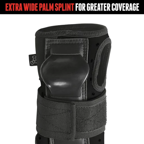 Vista 5 de Triple Eight RD Wristsaver - Muñequeras para Roller Derby y Skateboarding (1 par)