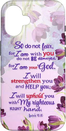 Vista 32 de So Do Not Fear for I 'm with You Isaías 41:10 - Funda cristiana para iPhone 17
