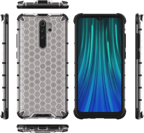 Vista 117 de Pzwoxukhov Funda compatible con Redmi A1, compatible con Redmi A2 Honeycomb Anti-caída Absorción de Golpes Negro