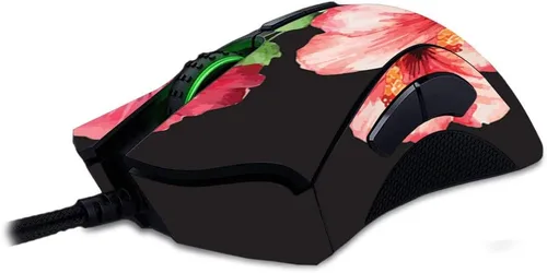 Vista 13 de MightySkins Skin compatible con Razer Deathadder Elite - Blue Petals Funda protectora de vinilo duradera y única Fácil de aplicar, quitar
