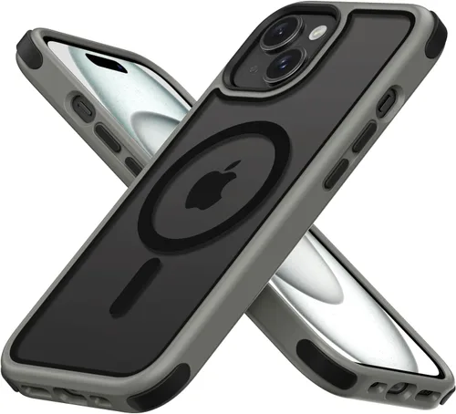 Vista 30 de Mobnano Funda para iPhone 13 Pro, compatible con MagSafe, funda transparente con anillo magnético, diseño multicolor protector a prueba de golpes