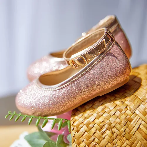 Vista 5 de Otter MOMO ToddlerLittle Girls Mary Jane Ballerina Flats Shoes Slip-on School Party Dress Shoes