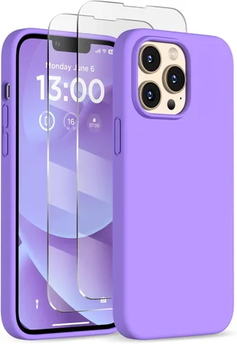 Vista 32 de Funda de silicona para iPhone 13 Pro, funda para teléfono, color Negro