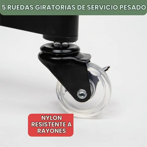 Vista 8 de Soporte rodante para árbol de Navidad para árboles artificiales de hasta 9 pies, base de soporte para árbol de Navidad resistente con ruedas y base