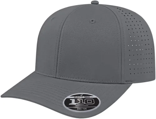Vista 40 de Cap America i8533 Flexfit 110 Gorra Snapback Perforada de Rendimiento de Perfil Medio de 6 Paneles con Protección UV y Snapback Ajustable