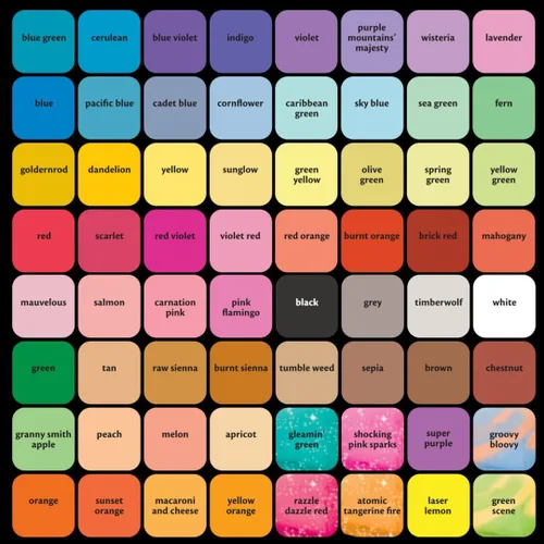 Vista 5 de Crayola Ultimate Colección de Tizas Lavables (64 unidades), Tiza para Acera al Aire Libre a Granel para Niños, Barras Antideslizantes, Actividades