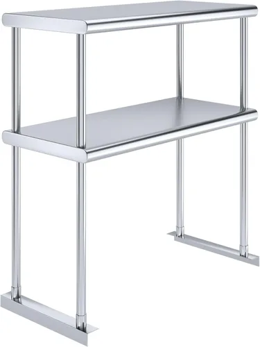 Vista 17 de NSF - Estantería doble de acero inoxidable