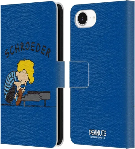 Vista 19 de Head Case Designs Funda de piel con licencia oficial de Peanuts Snoopy Characters compatible con Apple iPhone 7/8/SE 2020 y 2022