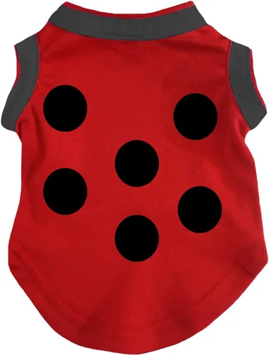 Vista 2 de Petitebella Ladybird - Camisa para perro y cachorro (negro, talla XS)