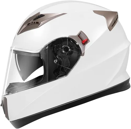 Vista 7 de Casco integral para motocicleta, aprobado por DOT, casco YEMA YM-829, para motocicleta, ciclomotor de calle, carreras con visera solar para adultos